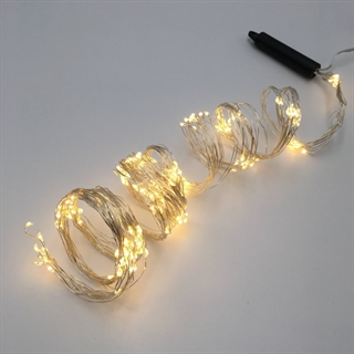 LED vandfald lyskæde med adapter - 200 Lys